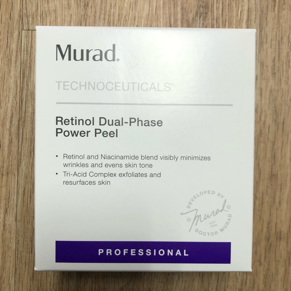 Murad retinol dual phase power peel brand new never use nwt